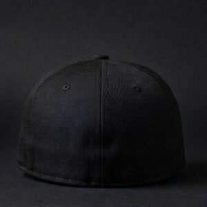 FITTED CH CAP BLACK (Size 56cm)